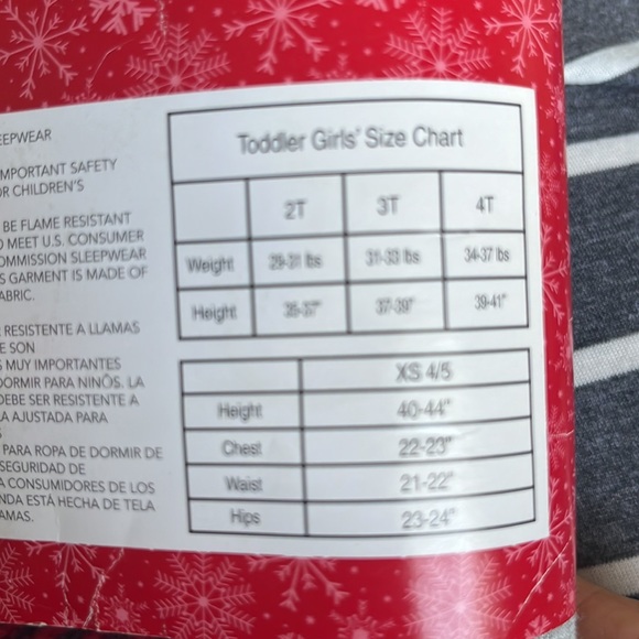 Holiday BOY/GIRL 3t toddler pajama set - Picture 3 of 3